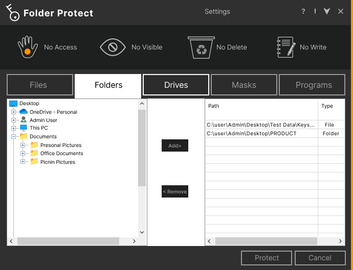 Add Folders